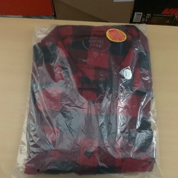 Anti Social Social Club no expectations flannel - Picture 3 of 4